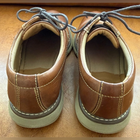 Johnston & Murphy Big Kid Holden Plain Toe Derby Shoes – Brown Leather – Size 1M - Picture 5 of 9